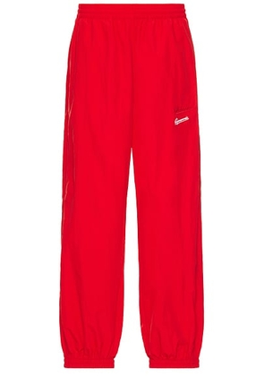 Willy Chavarria Bad Boy Track Pants in Red - Red. Size M (also in L, XL, S).