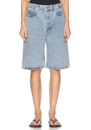 WARDROBE.NYC Low Rise Short in Blue - Blue. Size 25 (also in ).