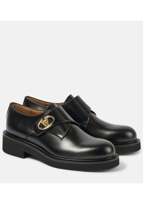 Valentino Garavani VLogo leather monk strap shoes