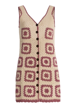 Akoia Swim Exclusive Baia Crocheted Cotton Mini Dress - Moda Operandi