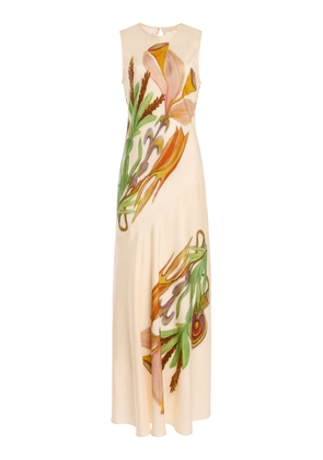 Ulla Johnson Gaea Printed Silk Maxi Dress - Moda Operandi