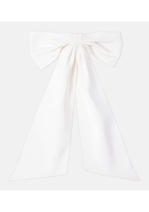 Jennifer Behr Leander bow-detail faille barrette