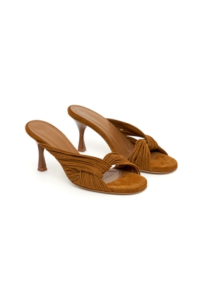 Christopher Esber Fender Suede Mules - Moda Operandi