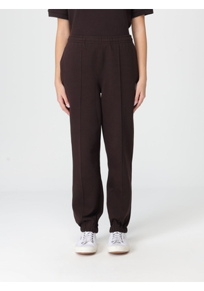 Pants LACOSTE Woman color Brown