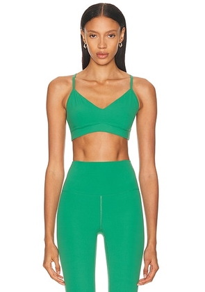 YEAR OF OURS Studio V Bralette in Classic Green - Green. Size S (also in ).