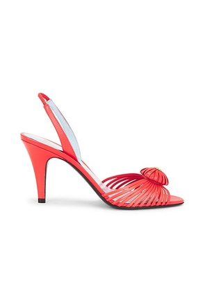 Valentino Garavani Royal Sandal in Clementine - Red. Size 37 (also in 38.5, 39, 40, 36, 36.5).