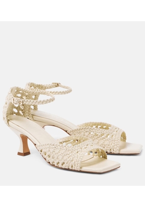 Souliers Martinez Veronica woven leather sandals