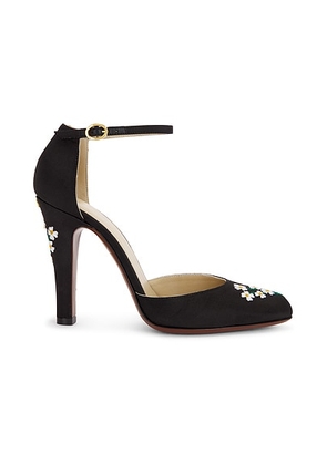 Valentino Garavani Hi Dolly Ankle Strap Pump in Nero - Black. Size 37 (also in 36, 38, 38.5, 39.5, 40).