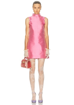Valentino Mini Dress in Watermelon - Pink. Size 36 (also in 38, 40, 42).