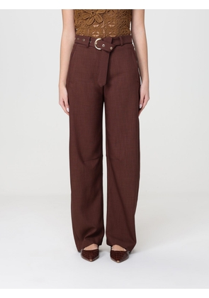 Pants PINKO Woman color Brown