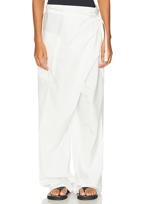 WARDROBE.NYC Fisherman Pant in Off White - White. Size XXS/XS (also in L/XL).