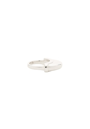 Wyld Box Luna Ring in Silver - Metallic Silver. Size 8 (also in ).