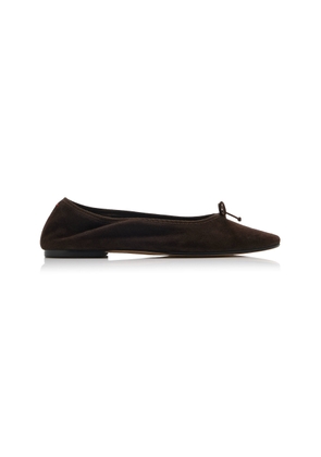 Aeyde Tiby Suede Ballet Flats - Moda Operandi