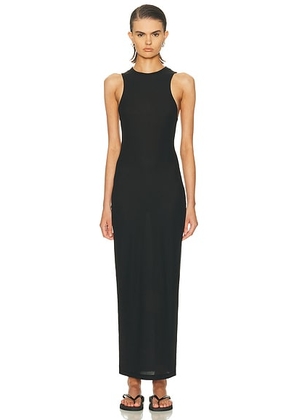 WARDROBE.NYC Racer Dress in Black - Black. Size XL (also in S, XS, XXS).