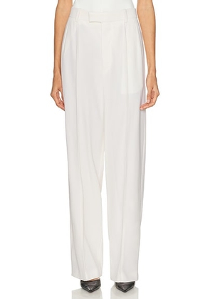 WARDROBE.NYC X Rosie Huntington-Whiteley Trouser in Ivory - Cream. Size M (also in L).