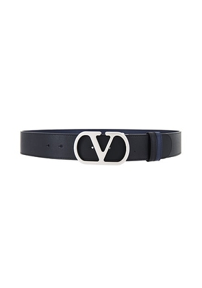 Valentino Garavani Reversibile Belt in Nero & Marine - Black. Size 90 (also in 100, 95).