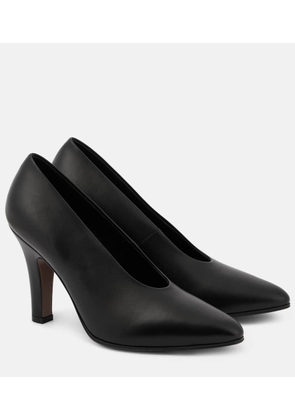 The Row Prudens 90 leather pumps
