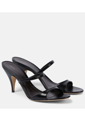 The Row Vika Knot 80 leather mules