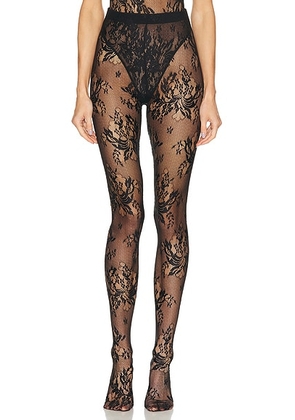 WARDROBE.NYC Evening Lace Tight in Black - Black. Size S (also in ).
