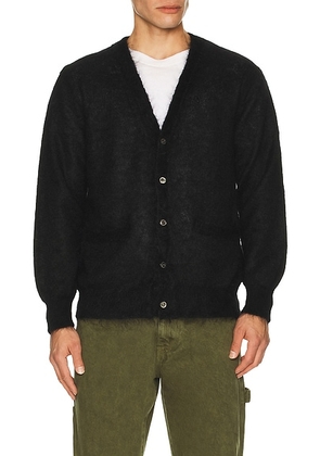 Vowels Mohair Cardigan in Black - Black. Size 4 (also in 1, 3).