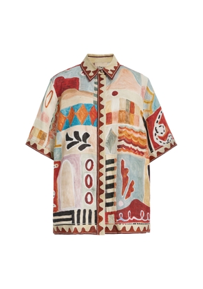 ALÉMAIS Michelle Linen Shirt - Moda Operandi