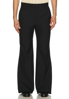 Valentino Diagonal Wool Trouser in Nero - Black. Size 48 (also in 44).