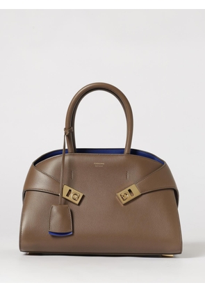 Handbag FERRAGAMO Woman color Brown