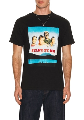 WACKO MARIA x Stand By Me Crew Neck Tee in Black - Black. Size M (also in L, XL/1X).