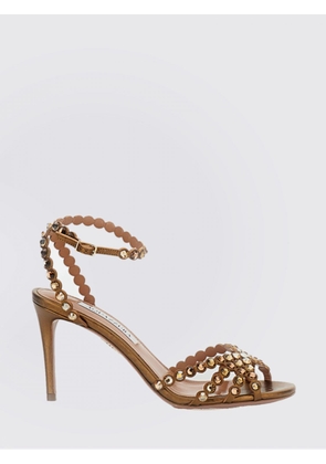 Heeled Sandal AQUAZZURA Woman color Brown