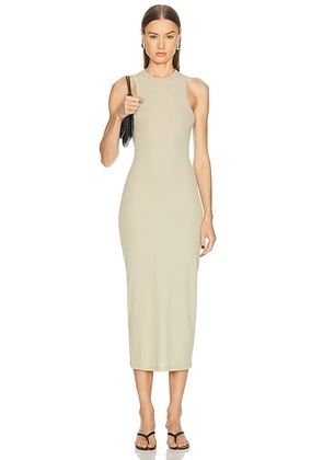 WARDROBE.NYC Racer Dress in Ash - Beige. Size L (also in M, S, XL, XS).