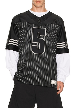 Y-3 Elite 5 Jersey in Black - Black. Size L (also in M, S, XL/1X).