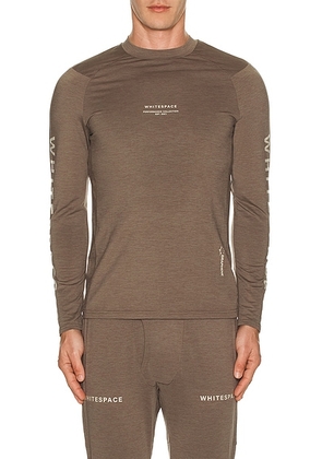 Whitespace Graphene Crew Neck T-Shirt in Falcon - Grey. Size M (also in L, S, XL/1X).