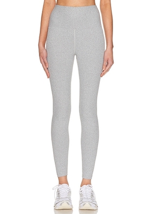 YEAR OF OURS Ribbed Classic Legging in Heather Grey - Grey. Size S (also in L, M).