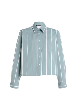 YAITTE Exclusive Riviera Buoy Striped Cotton Shirt - Moda Operandi