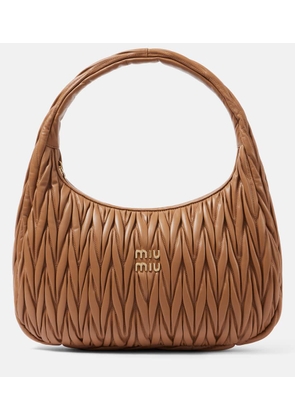 Miu Miu Wander Medium matelasse leather shoulder bag