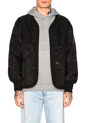 ALPHA INDUSTRIES ALS/92 Liner in Black - Black. Size M (also in L, S, XL/1X, XXL/2X).