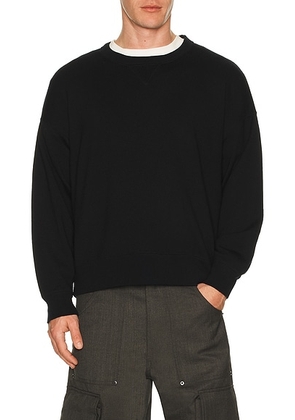 Visvim Jumbo Sb Long Sleeve Sweatshirt in Black - Black. Size 1 (also in 2, 3, 4, 5).