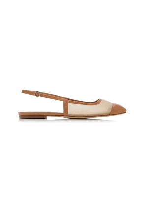 Aeyde Geraldine Mesh Slingback Flats - Moda Operandi