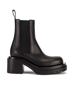 Bottega Veneta Lug Ankle Boots in Black - Black. Size 40 (also in 38, 38.5, 39, 39.5, 41).