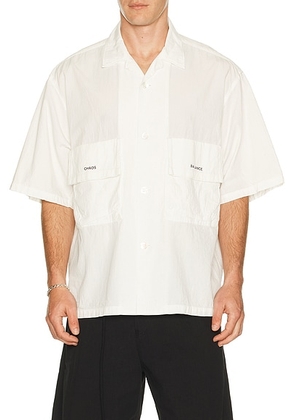 Undercover Pocket Shirt in Off White - White. Size 2 (also in 3, 4, 5).