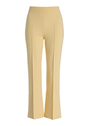 High Sport Kick Stretch-Cotton Knit Cropped Pants - Moda Operandi