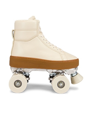 Bottega Veneta The Quilt Rollers in Sea Salt & Rubber Band - Neutral. Size 37 (also in 36, 38, 40).