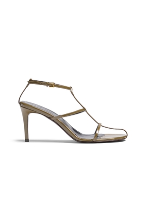 Khaite Cage Patent Leather Sandals - Moda Operandi