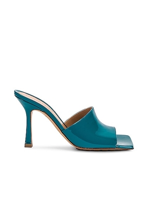 Bottega Veneta Stretch Gloss Sandals in Blaster - Blue. Size 35.5 (also in 35).