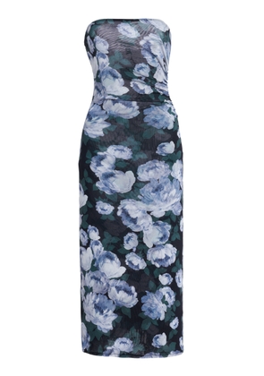 Stella McCartney Bunch Of Roses Mesh Midi Dress - Moda Operandi