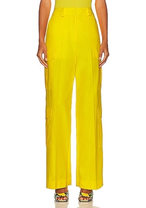 AKNVAS Eve Pant in Lemon - Lemon. Size 6 (also in ).