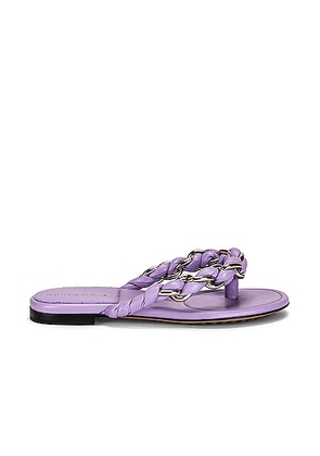Bottega Veneta Dot Flat Sandals in Wisteria - Lavender. Size 36.5 (also in 36, 37, 37.5, 38, 39, 39.5, 40).
