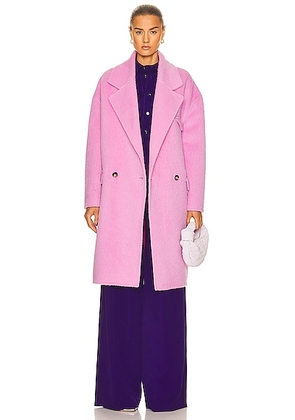 Bottega Veneta Coat in Balloon - Pink. Size 38 (also in 36, 40).