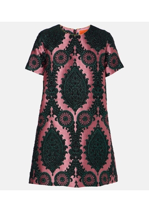 La DoubleJ Mini Swing jacquard minidress