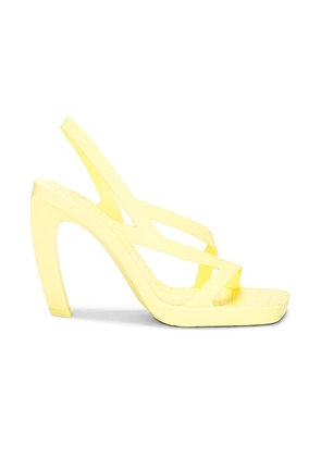 Bottega Veneta Jimbo Slingback Sandal in Sherbert - Yellow. Size 37 (also in 36, 38, 40).